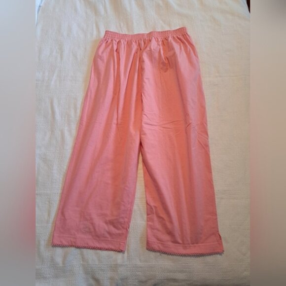 T C Fashion women's size Large lounge set, embroidered flowers, EUC - Picture 10 of 10